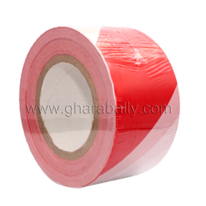 Warning Tape, Red & White 7cm, M#500