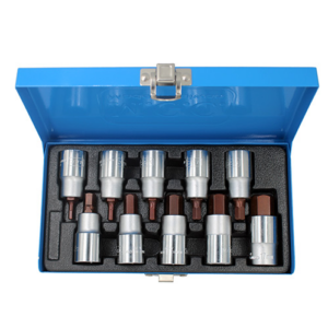 Hex Socket Set 1/2"x10pcs; Taiwan