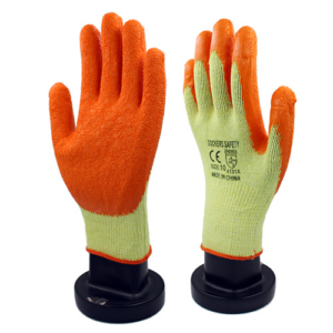 Latex Coated Gloves Orange KN3101-2 China