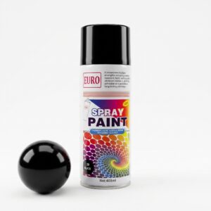 Spray Paints Black, #39, China.
