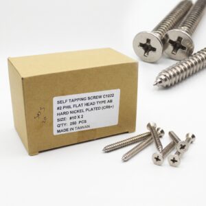 Self Tapping Screw, CSK, NP, #10, Taiwan