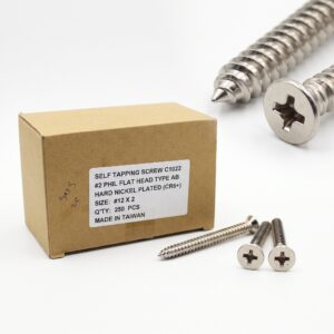 Self Tapping Screw, CSK, NP, #12, Taiwan