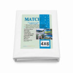 Nylon Tarpaulin. White (50GSM)