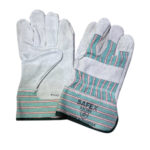 Leather Gloves Green Gumty; Pakistan