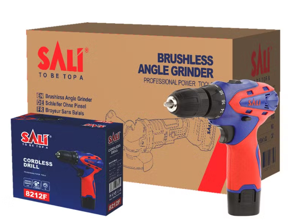 Cordless Drill Set 12V, M# 8212F, Sali - Image 2