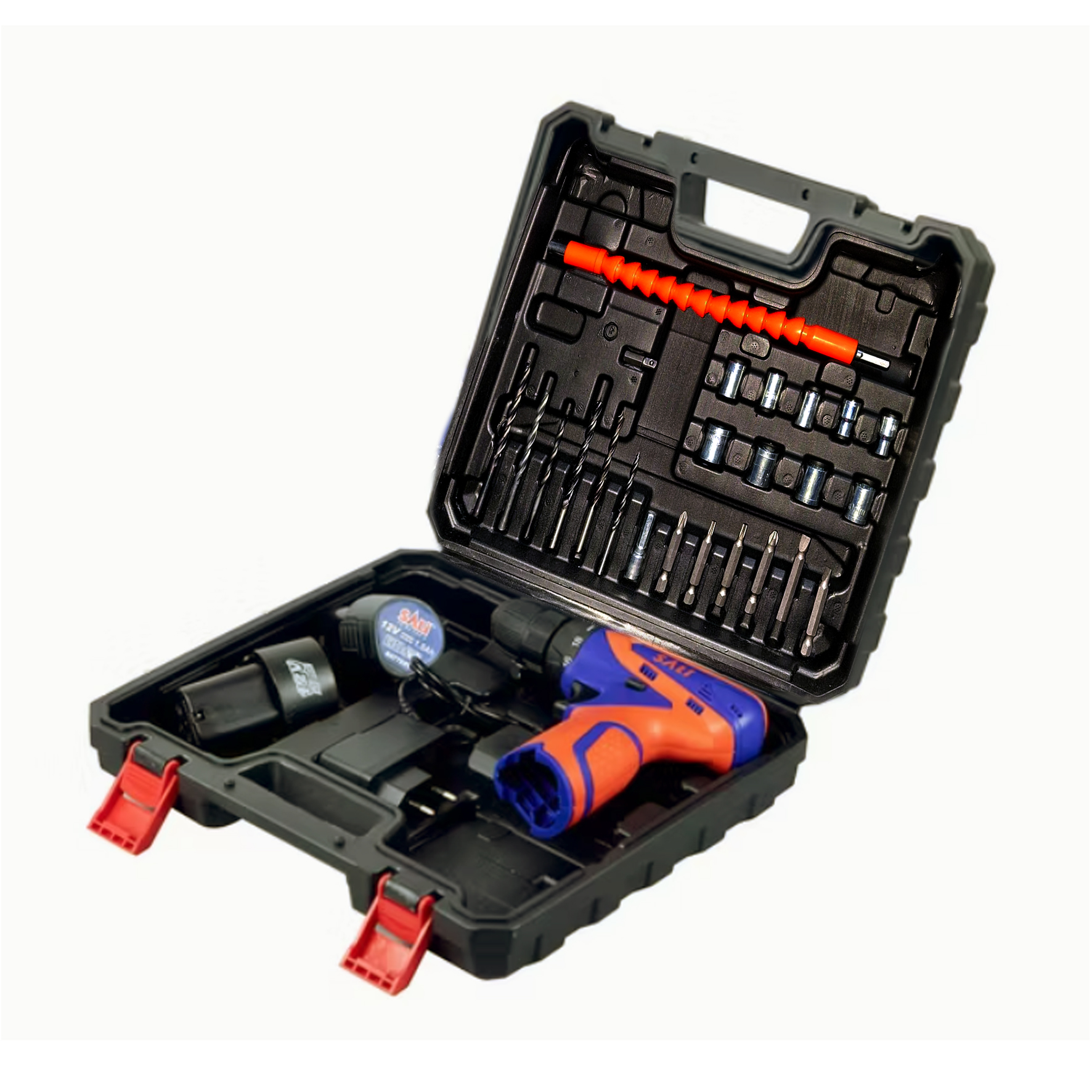 Cordless Drill Set 12V, M# 8212F, Sali - Image 3