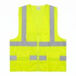 Safety Jacket P03 Green Cloth