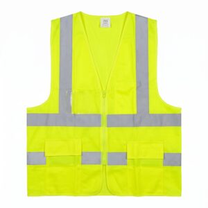 Safety Jacket P03 Green Cloth