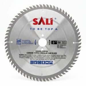 Circular Saw Blade (Melamine) 9" x 25mm x 68T, Sali